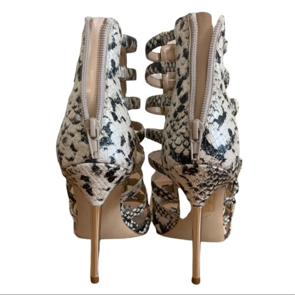 Aldo Unaclya-30 Snake Skin High Heels Stiletto - Picture 3 of 5